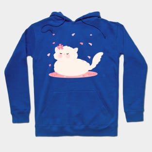 Cherry Blossom cat Hoodie